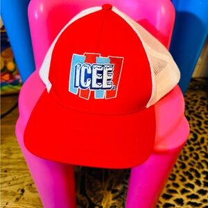 ICEE Red and White Trucker Hat